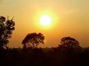  sunset over siem reap plains, cambodia