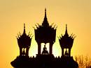  vientiane sunset, laos