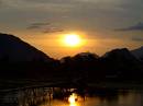  sunset @ vang vieng, laos
